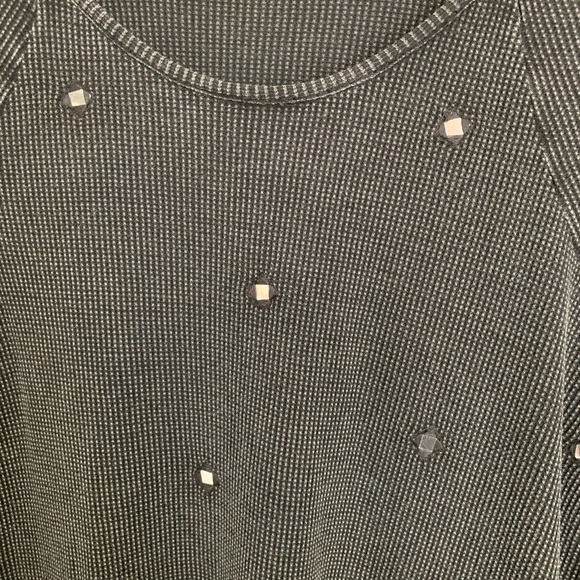 Soft Surroundings Black Reflections Blouse - Picture 6 of 6